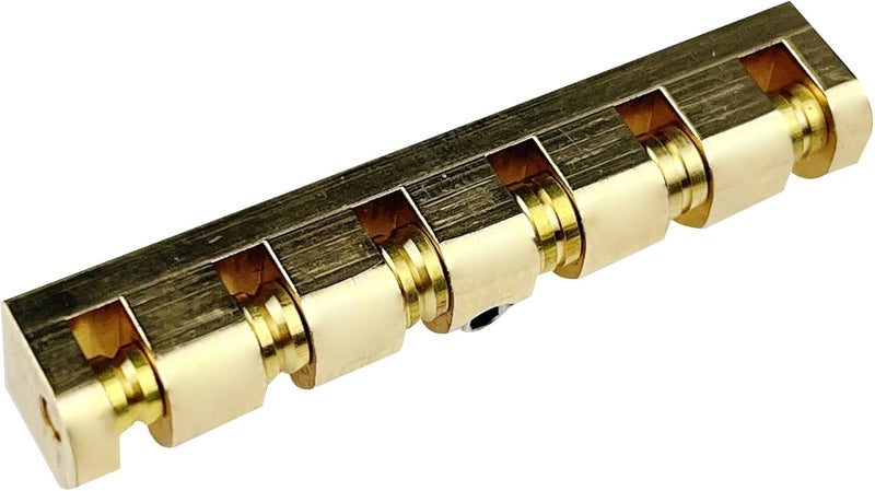 Kaynes 43mm Height Adjustable Brass Roller Guitar Nut Replacement for Les Paul LP SG Style Electric or Acoustic Guitars - Image 4